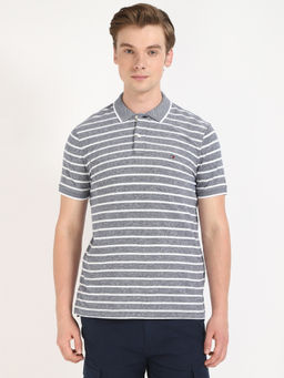 Tommy Hilfiger - Striped Regular-Fit Cotton Polo T-Shirt