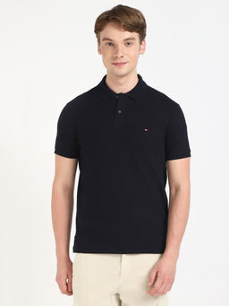 Tommy Hilfiger - Solid Regular-Fit Cotton Polo T-Shirt