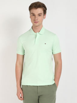 Tommy Hilfiger - Solid Regular-Fit Cotton Polo T-Shirt