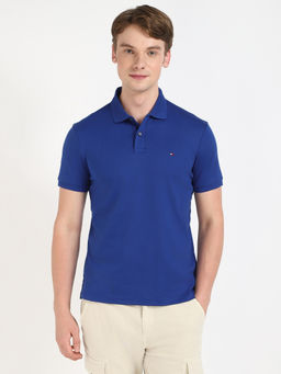 Tommy Hilfiger - Solid Regular-Fit Cotton Polo T-Shirt