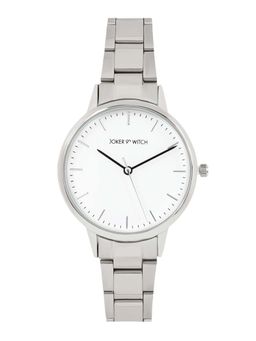 Joker and Witch - Joker & Witch Tokyo White Dial Silver Metallic Link Strap Analog Womens Watch