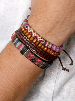 Joker and Witch - Joker & Witch Retro Multi color Set of 4 Bracelet