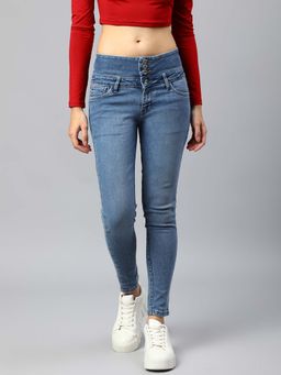 Xpose - Women Blue Slim Fit High Rise Clean Look Jeans