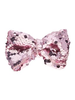 The Tie Hub - Pink Lined Sequin Classic Bow Tie