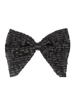 The Tie Hub - Black Sequin Butterfly Bowtie