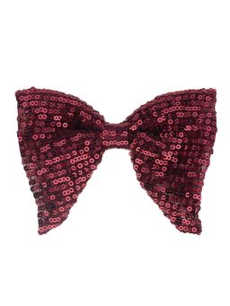 The Tie Hub - Wine Sequin Butterfly Bowtie