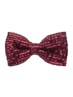 The Tie Hub - Wine Sequin Classic Bowtie