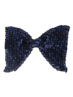 The Tie Hub - Navy Blue Sequin Butterfly Bowtie