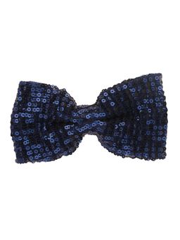 The Tie Hub - Navy Blue Sequin Classic Bowtie