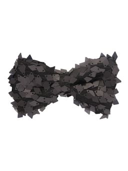 The Tie Hub - Black Sequin Rhombus Classic Bowtie