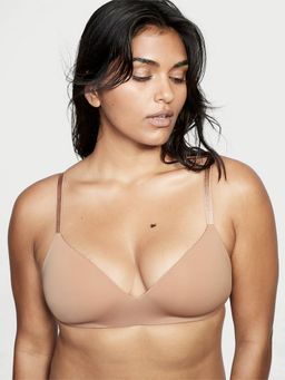 Victoria's Secret - Beige The T-Shirt Lightly-Lined Wireless Bra (38D)