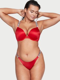 Victoria's Secret - Red Very Sexy Shine Strap Push-Up Bra (38D)