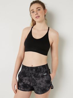 Victoria's Secret - Black Pink Seamless Racerback Bra (2XL)