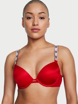 Victoria's Secret - Red Very Sexy Shine Strap Push-Up Bra