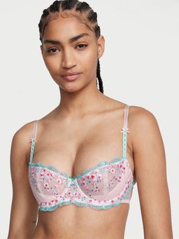 Victoria's Secret - Multi-Color Dream Angels Wicked Unlined Cherry Blossom Balconette Bra