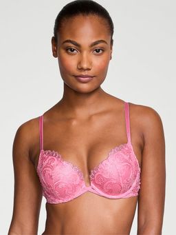 Victoria's Secret - Pink Dream Angels Boho Floral Push-Up Bra