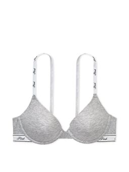 Victoria's Secret - Grey Pink Wear Everywhere Wear Everywhere Lightly Lined T-Shirt Bra
