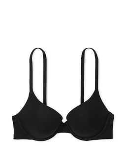Victoria's Secret - Black The T-Shirt Push-Up Perfect Shape Cotton Bra