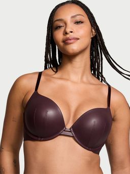 Victoria's Secret - Purple Very Sexy Faux Leather Push-Up Bra