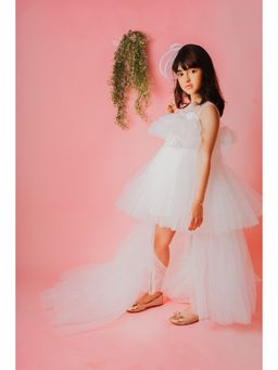 Foreverkidz - Ice Candy Floss Tail Dress White