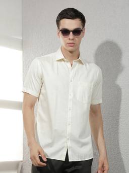 CRIMSOUNE CLUB - Men's Off White Shirt