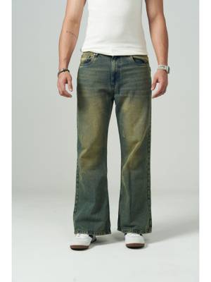 Buy Off Duty India Blue Copper Bootcut Jeans (30) - Image 1