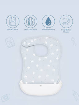 Mi Arcus - Printed Silicone Crumb Catcher Bib