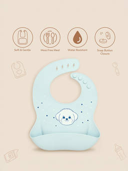 Mi Arcus - Printed Silicone Bib Green