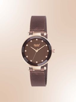 Ajanta Quartz - Brown Dial Analog Watch For Women - AWC118ESL/4 (M)