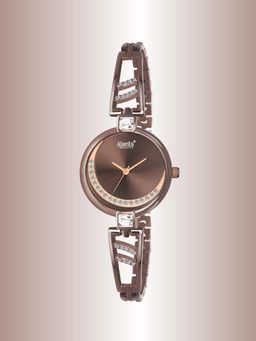 Ajanta Quartz - Brown Dial Analog Watch For Women - AWC121ESL/4 (M)