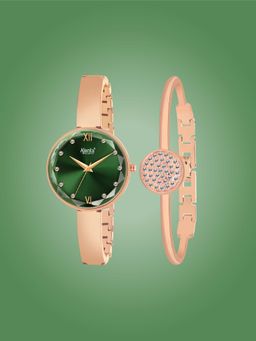 Ajanta Quartz - Green Dial Analog Watch For Women - AWC126ESL/3 (M)