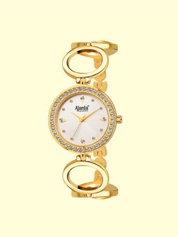 Ajanta Quartz - White Dial Analog Watch For Women - AWC201KTL/SGD (M)