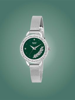 Ajanta Quartz - Green Dial Analog Watch For Women - AWC203KTL/2 (M)
