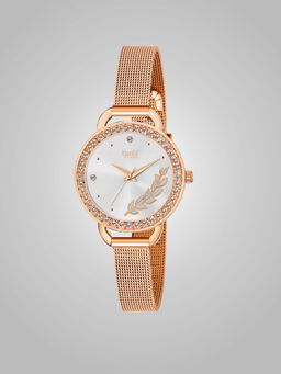 Ajanta Quartz - Silver Dial Analog Watch For Women - AWC203KTL/5 (M)