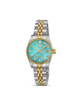 Guy Laroche - Teal Dial Analog Watch For Women - GLWLG0001904 (M)
