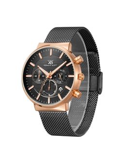 Kenneth Scott - Black Dial Analog Watch For Men - K22133-KMBB (M)