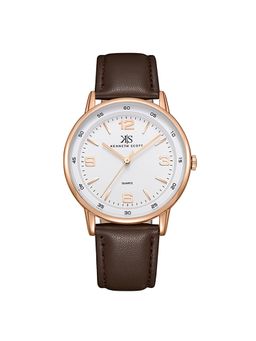 Kenneth Scott - White Dial Analog Watch For Men - K23040-RLDW (M)