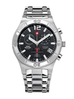 Swiss Military by Chrono - Black Dial Analog Watch For Men - SM34015.01 (M)