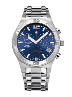 Swiss Military by Chrono - Blue Dial Analog Watch For Men - SM34015.03 (M)