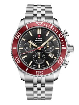 Swiss Military by Chrono - Black Dial Analog Watch For Men - SM34103.03 (M)