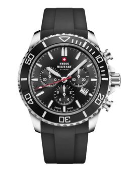 Swiss Military by Chrono - Black Dial Analog Watch For Men - SM34103.07 (M)