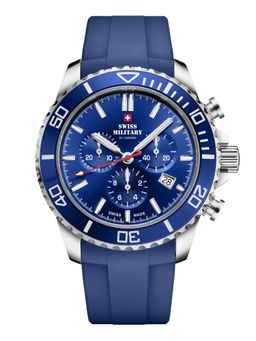 Swiss Military by Chrono - Blue Dial Analog Watch For Men - SM34103.08 (M)