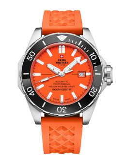 Swiss Military by Chrono - Orange Dial Analog Watch For Men - SMA34092.07 (M)