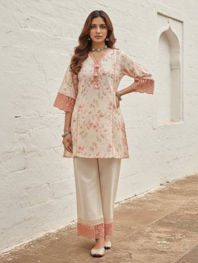 Swadesh Blossom Cotton Co-Ord Set