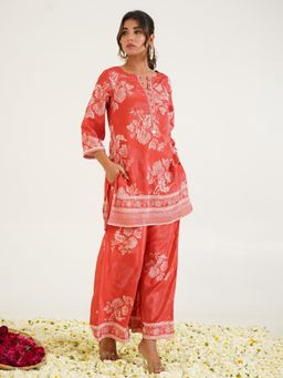 Autumnlane - Rabha Rust Printed Co-Ord Set