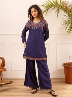 Autumnlane - Karen Classo Floral Embroidered Cotton Co-Ord Set