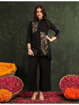Bani Women - Black Embroidered Co-Ord