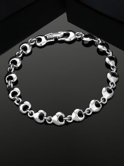 Estele - Estelle Rhodium Plated Elegant Designer Charm Bracelet for Women