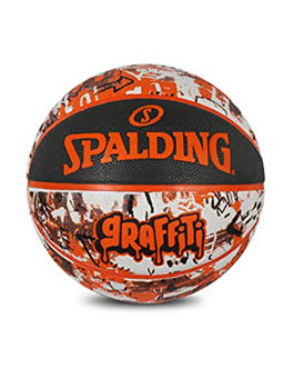 Spalding - Graffiti Rubber Basketball Orange