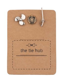 The Tie Hub - 3 Piece Brooch Combo